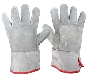 guante de descarne gris reforzado por 12 pares