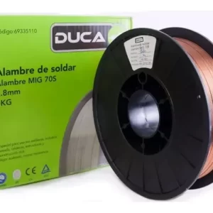 rollo alambre de soldar mig 0.8 mm 70s 6 x 5 kg