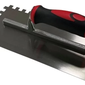 llana dentada metálica 280 x 150 mm