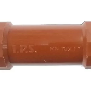 niple con tuerca de 1/2" x 12 cm ppl