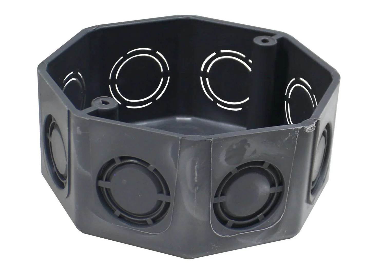 caja octogonal pvc gris ind. arg. caja octogonal pvc gris ind. arg.