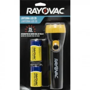linterna led 2 pilas grandes rayovac