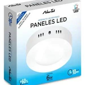 panel led cuadrado aplicar 12 w calida king