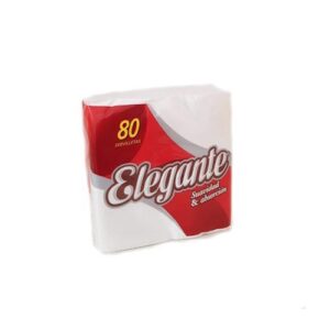 servilleta 33 x 33 blanca paq x 80 elegante
