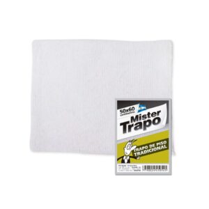 trapo piso blanco algodÓn 62 x 48 mr trapo